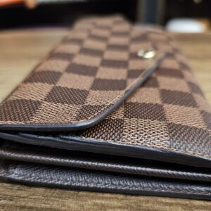 Side profile of the Sarah Wallet showing its slim depth