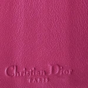 Christian Dior Paris heat stamp inside the wallet