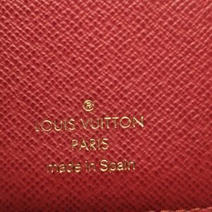LOUIS VUITTON PARIS made in Spain stamp on the red interior