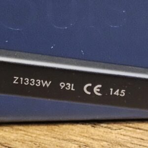 Temple engraved Z1333W 93L with the CE mark and 145