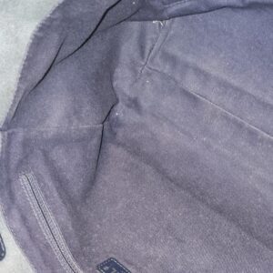 CHANEL fabric label stitched into the interior lining of the tote