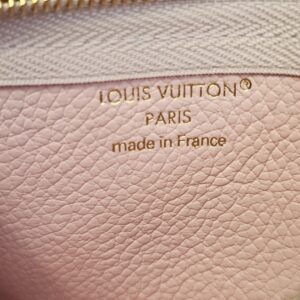 Heat stamp inside the key pouch reading Louis Vuitton Paris made in France