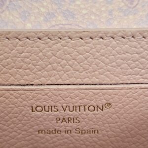 Heat stamp inside the Rosalie reading Louis Vuitton Paris made in Spain