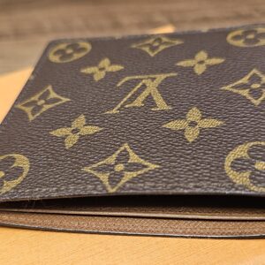 Back of the vintage Louis Vuitton Monogram bifold wallet