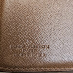 Louis Vuitton Paris made in France heat stamp inside the wallet