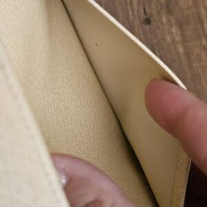 Inside the side pocket