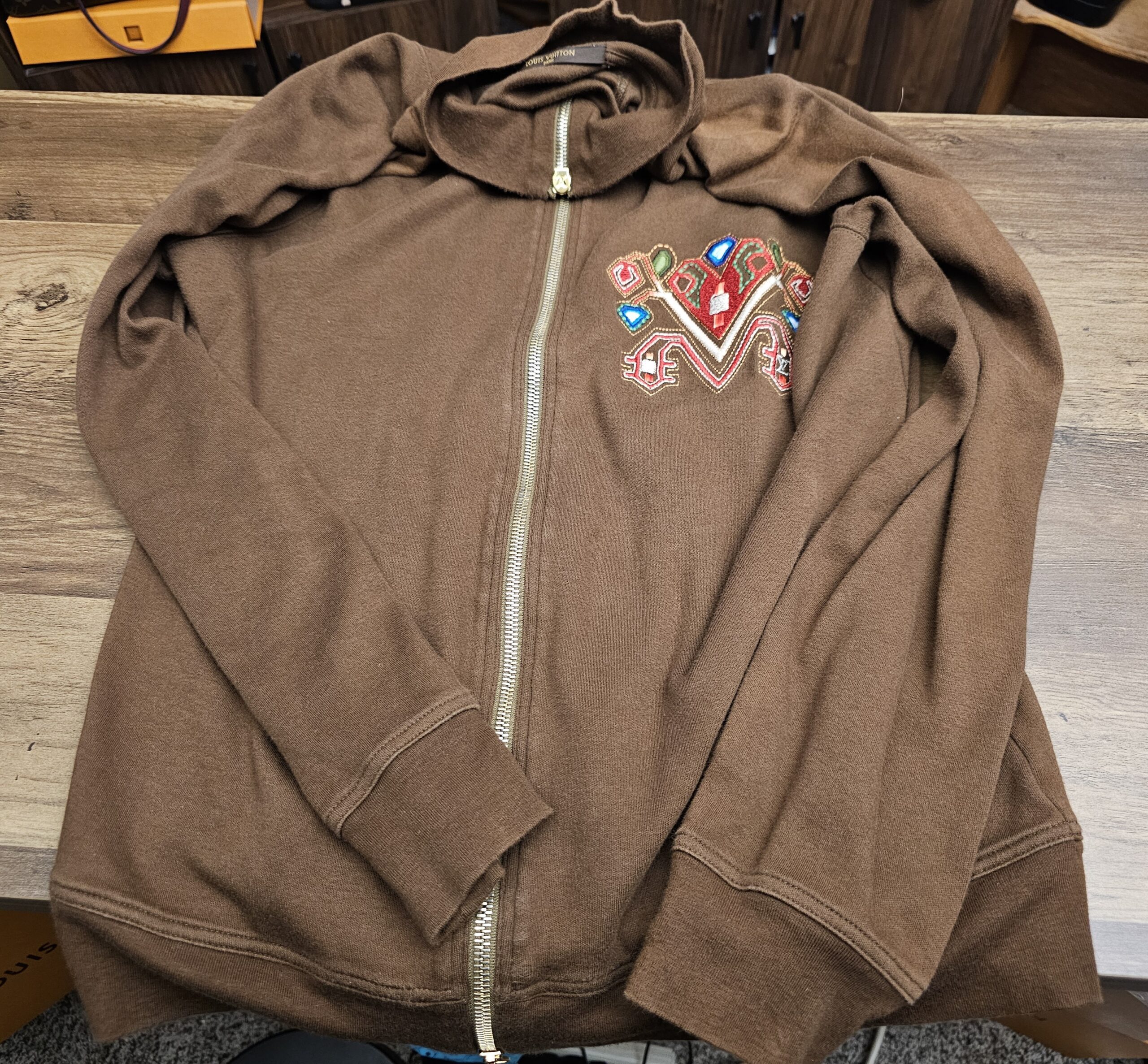 Louis Vuitton Embroidered Zip Sweatshirt - Image 2