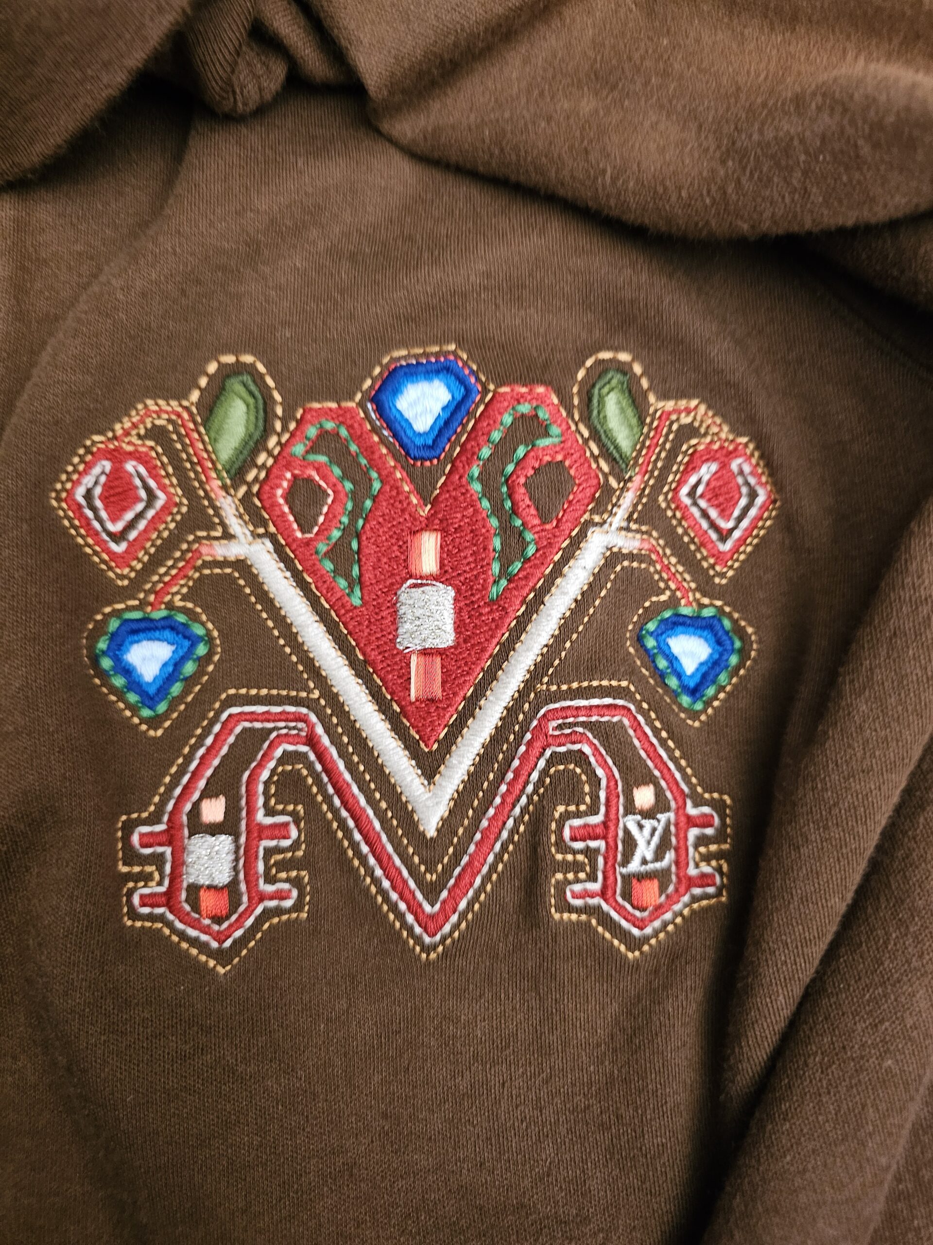 Louis Vuitton Embroidered Zip Sweatshirt - Image 3