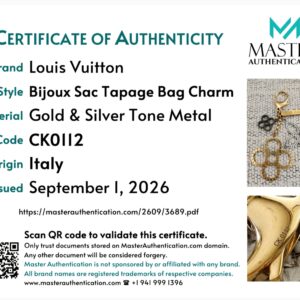 Louis Vuitton Bijoux Sac Tapage Bag Charm - Image 10