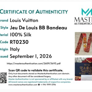 Louis Vuitton Jeu de Louis Bandeau BB - Image 9
