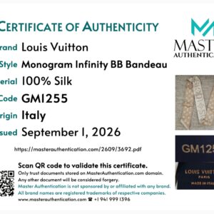 Louis Vuitton Monogram Infinity Bandeau BB Dune - Image 11
