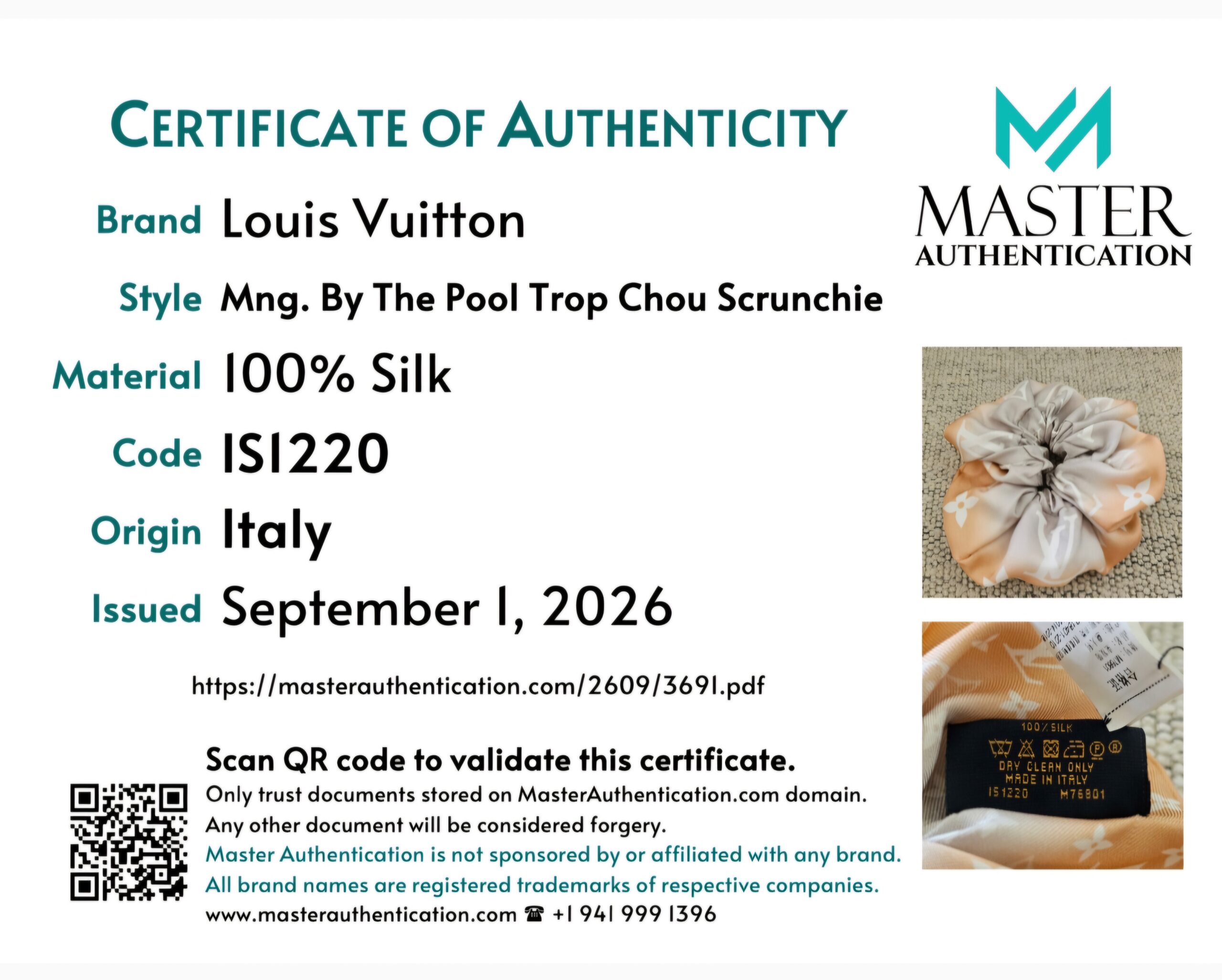 Louis Vuitton By the Pool Scrunchie - Image 8