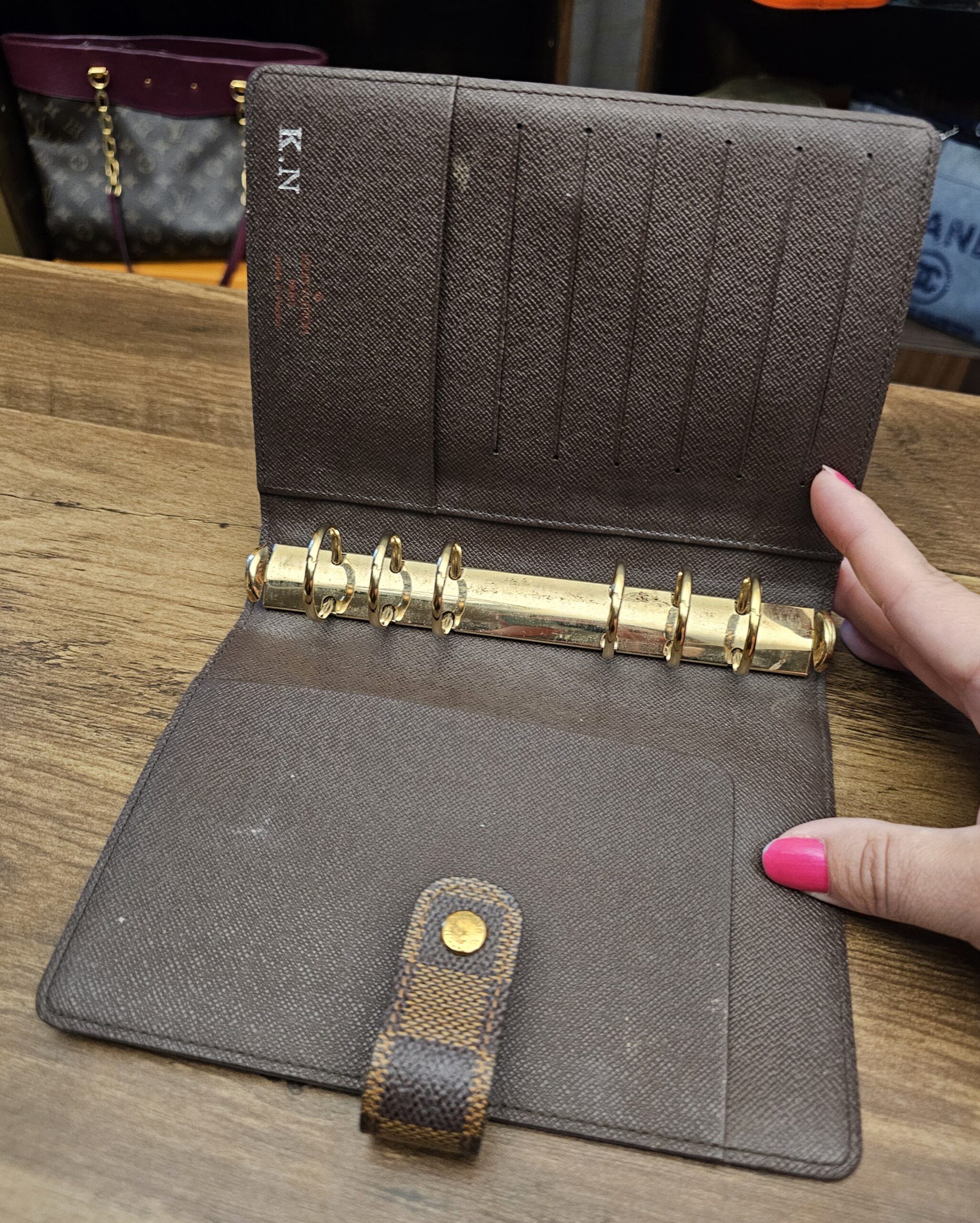 Louis Vuitton Agenda MM in Damier Ebene - Image 8