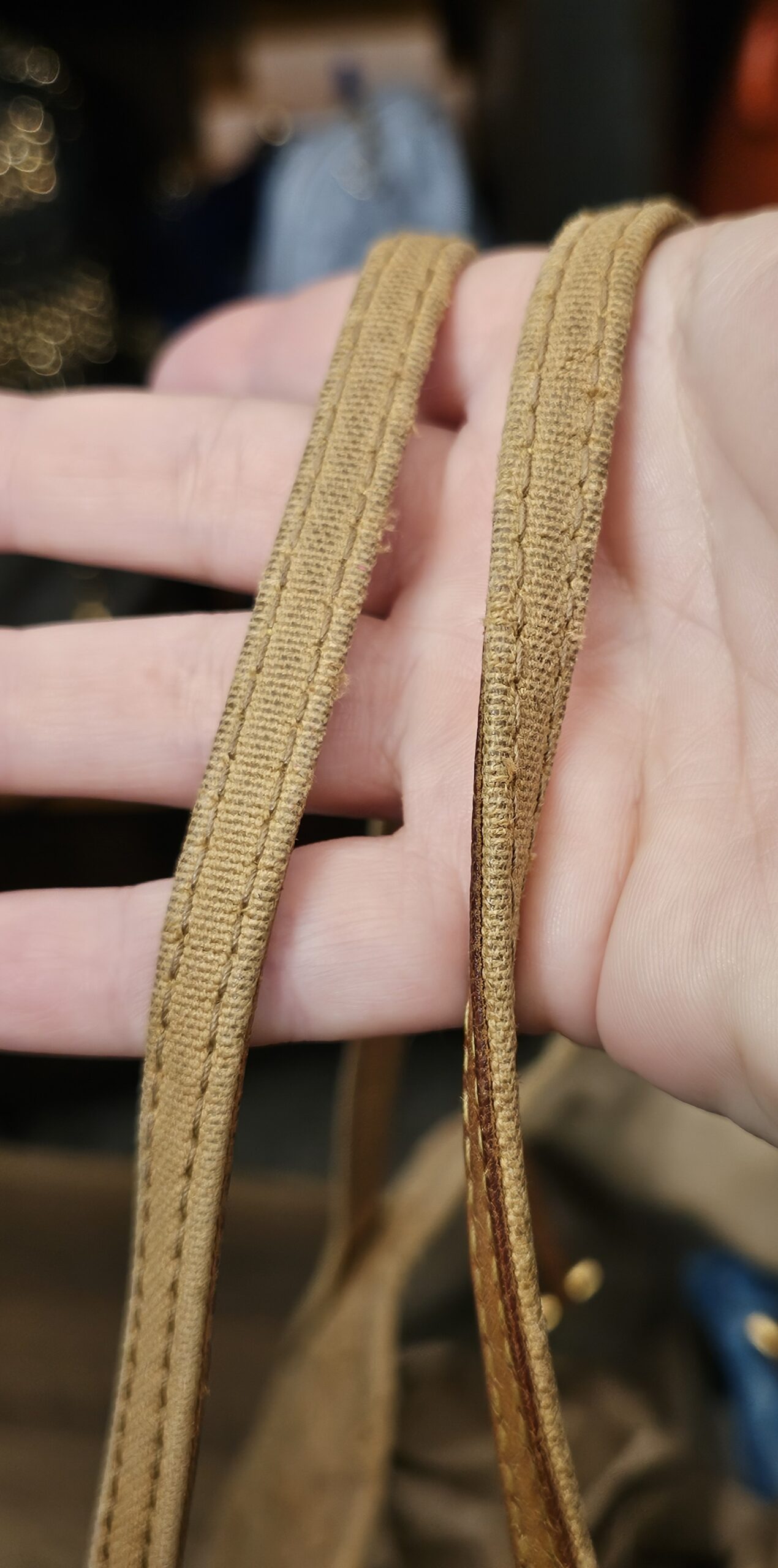 Louis Vuitton Denim Neverfull MM Beige - Image 7
