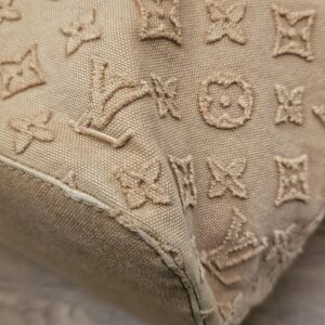 Louis Vuitton Denim Neverfull MM Beige - Image 15
