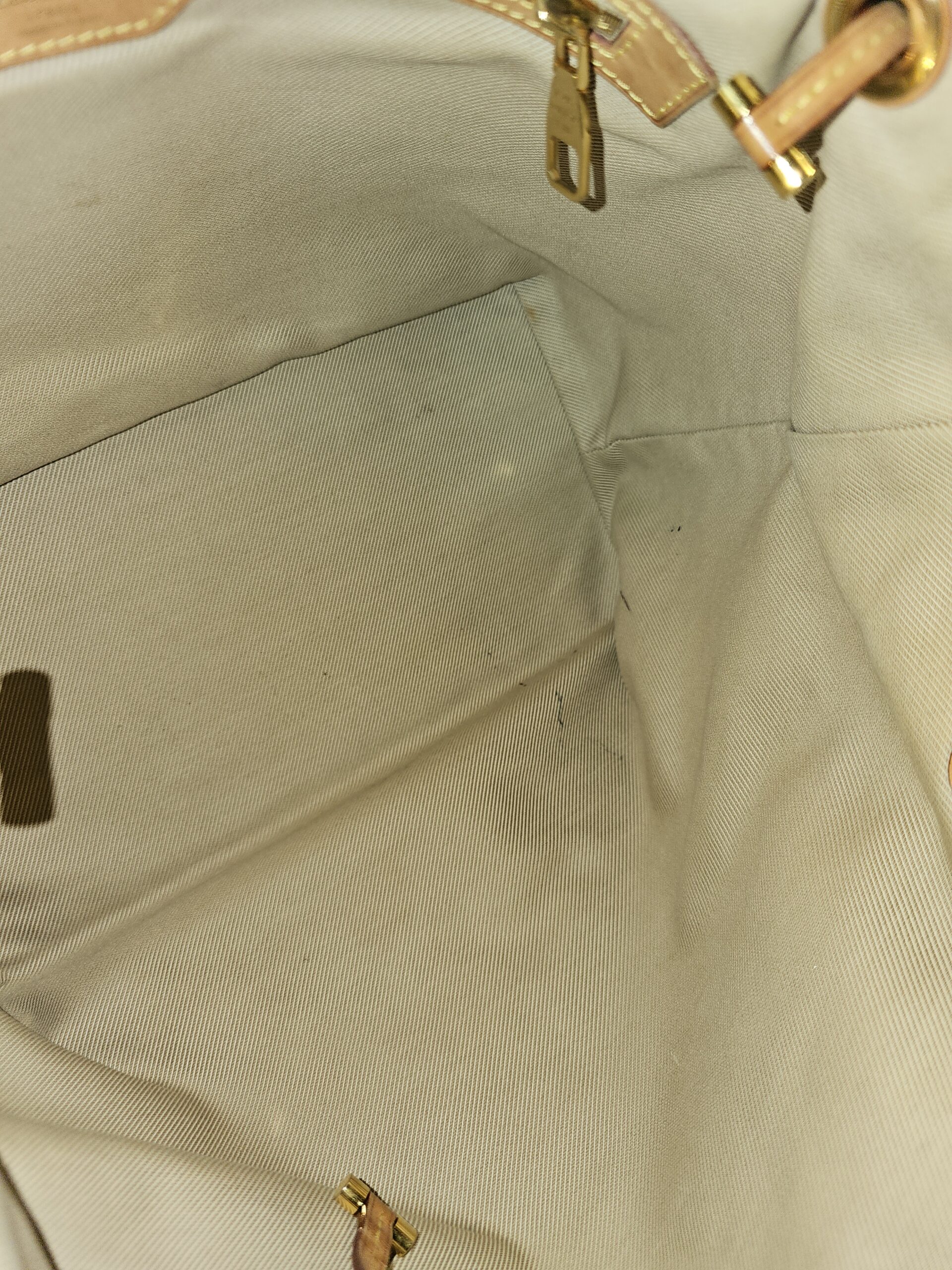 Louis Vuitton Denim Neverfull MM Beige - Image 19