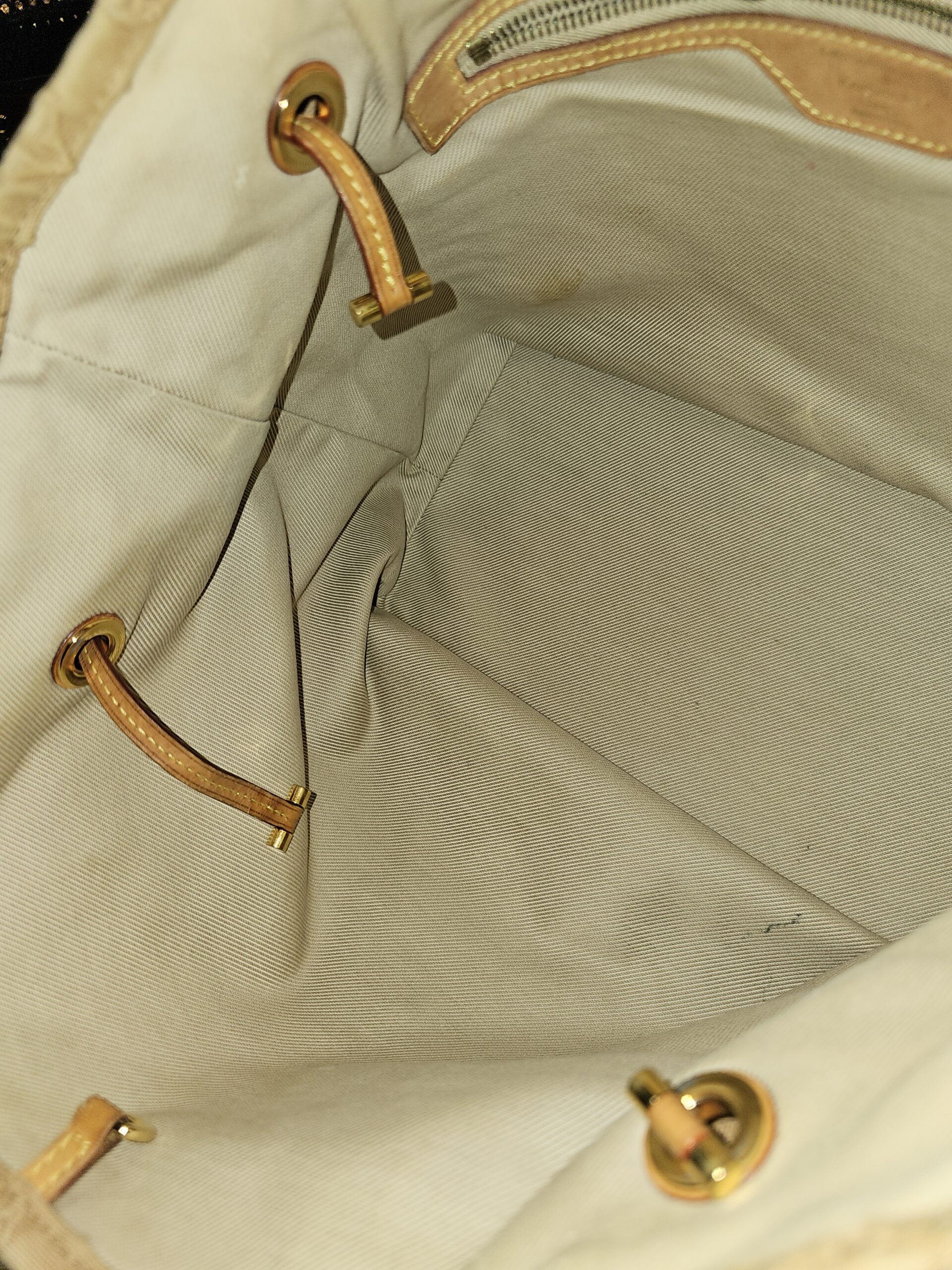 Louis Vuitton Denim Neverfull MM Beige - Image 20