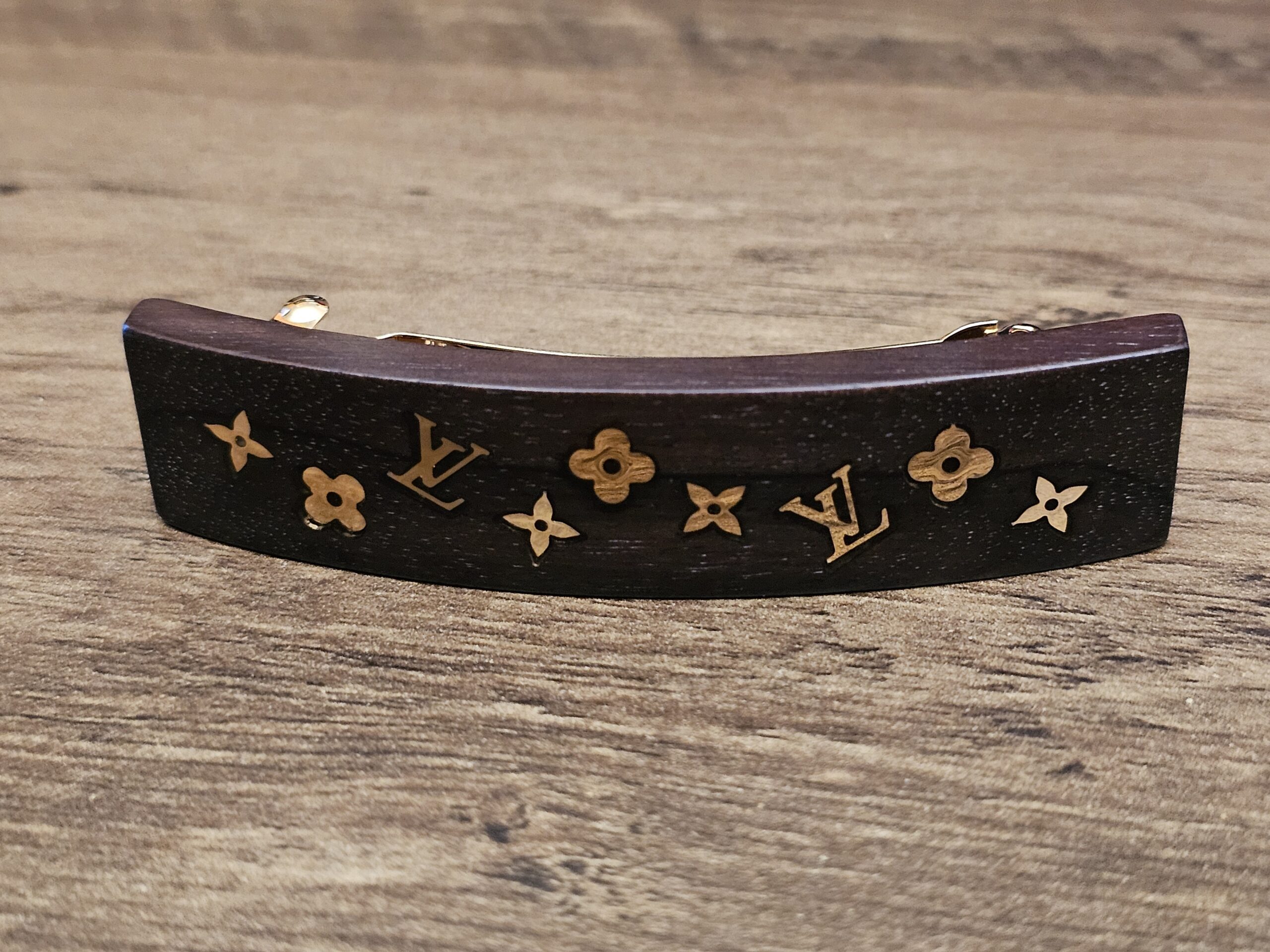 Louis Vuitton Monogram Wood Barrette