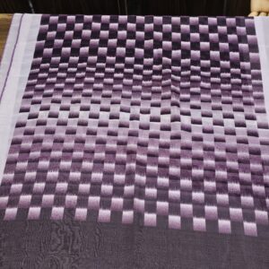 Louis Vuitton Étole Échiquier Silk Stole purple - Image 8