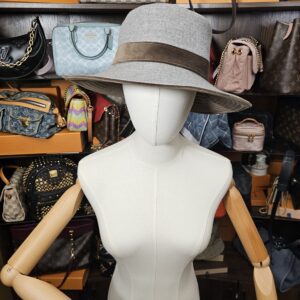Hermes Wide Brim Wool/cashmere Hat