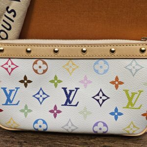 Other side of the pochette with its studded trim