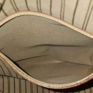 Inside the interior zip pocket
