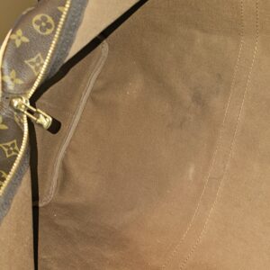 Interior lining along the zip