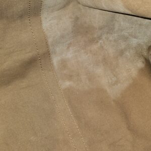 Stains on the interior lining