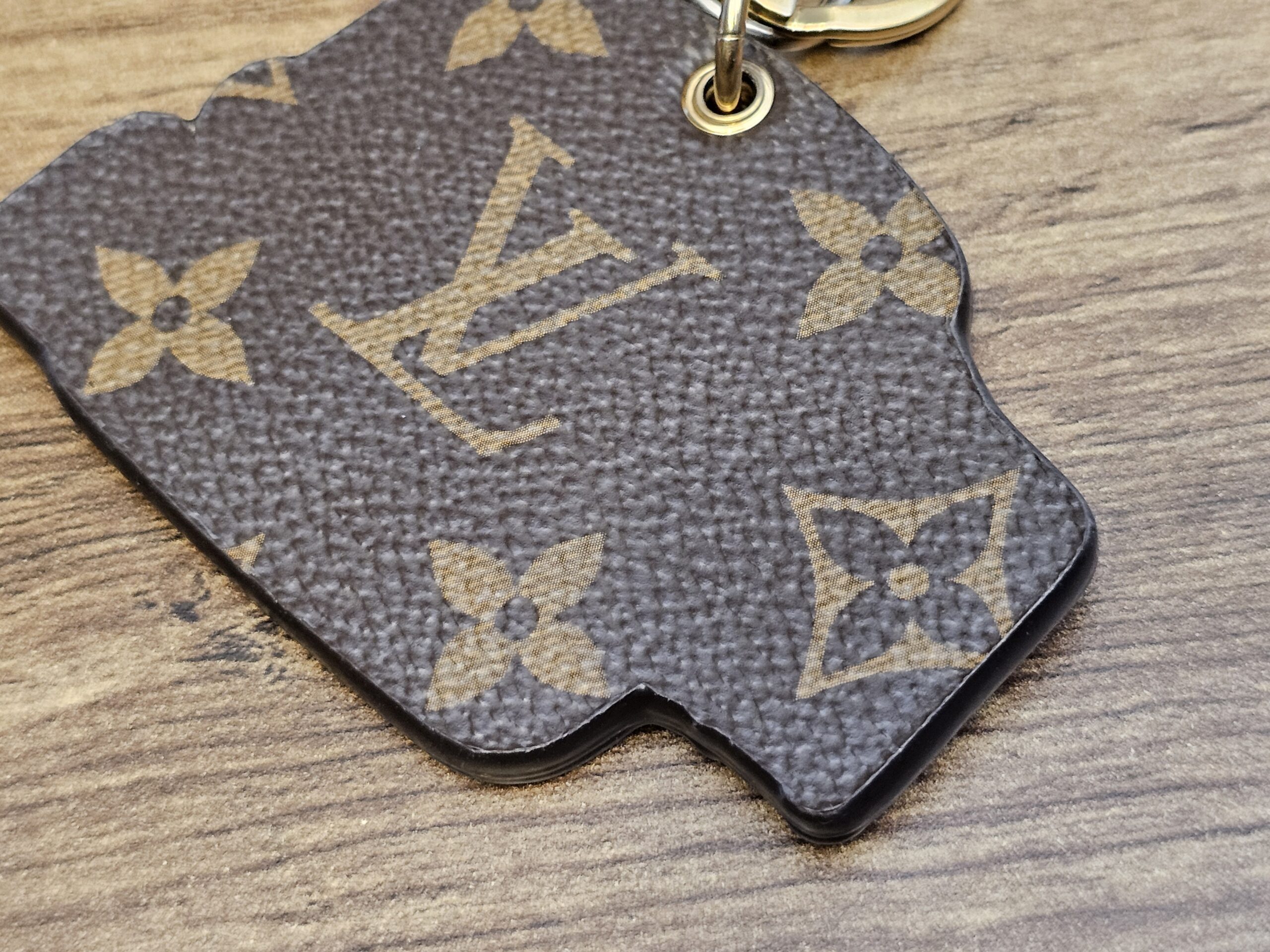 Monogram reverse showing light surface marks