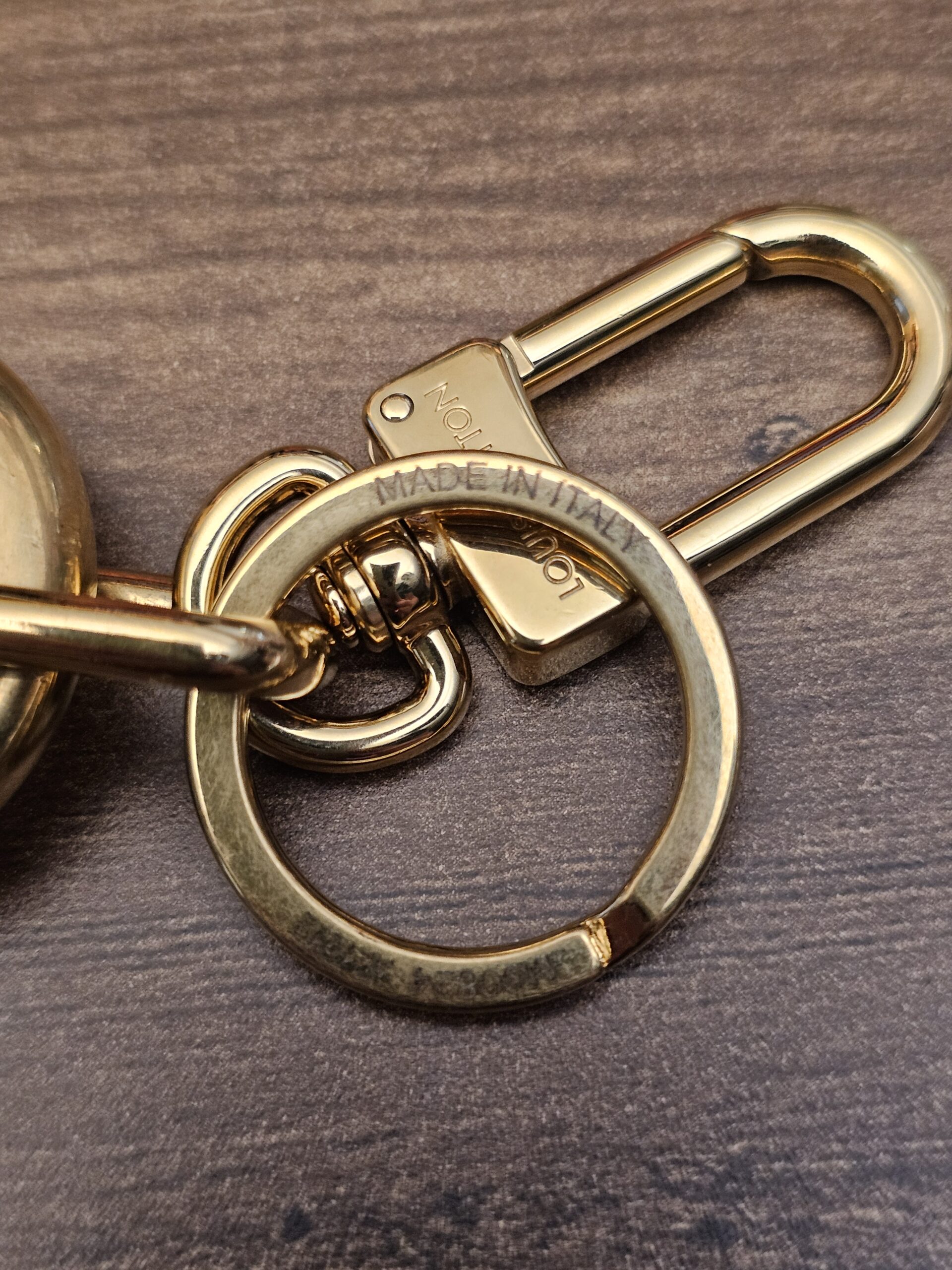 Key ring and clasp engraved made in Italy