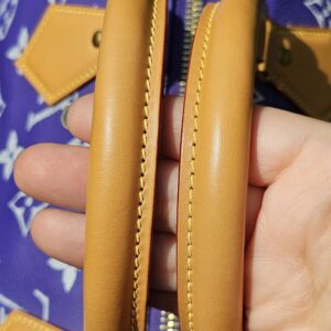 Rolled leather handles