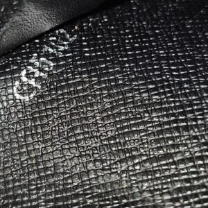 Date code stamped on the interior leather