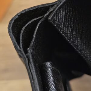 Card slot edges showing wear