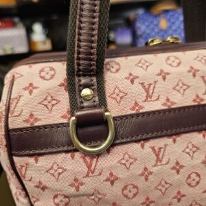 D ring and strap close up