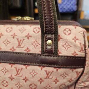 Strap tab and trim band close up