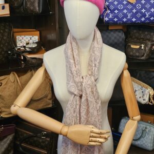 Draped long on a mannequin