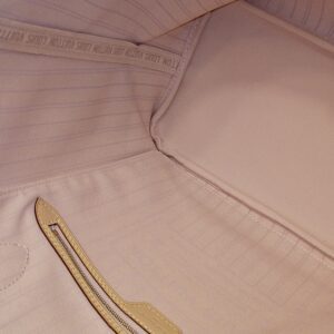 Interior lining and zip pocket, second view