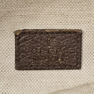 Interior leather logo patch