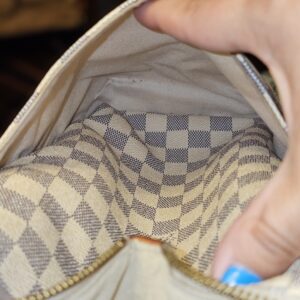 Exterior side pocket opened