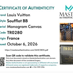 Master Authentication certificate for the Soufflot BB, code TR0280