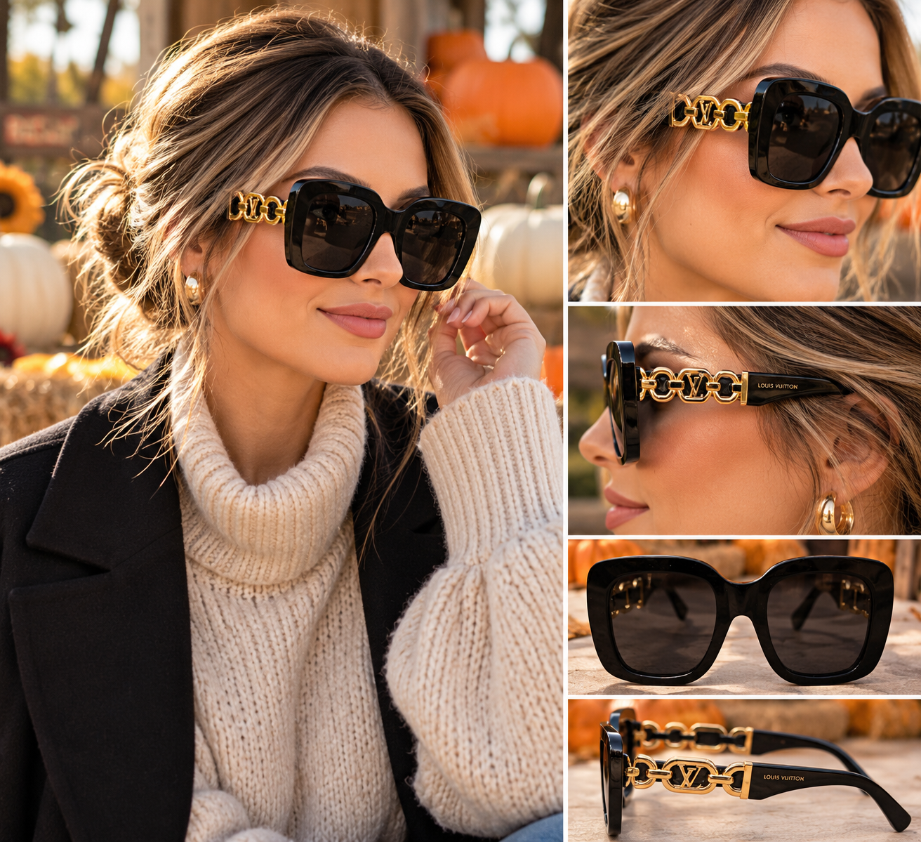 Louis Vuitton My LV Chain Braided Maxi Square Sunglasses - Image 12